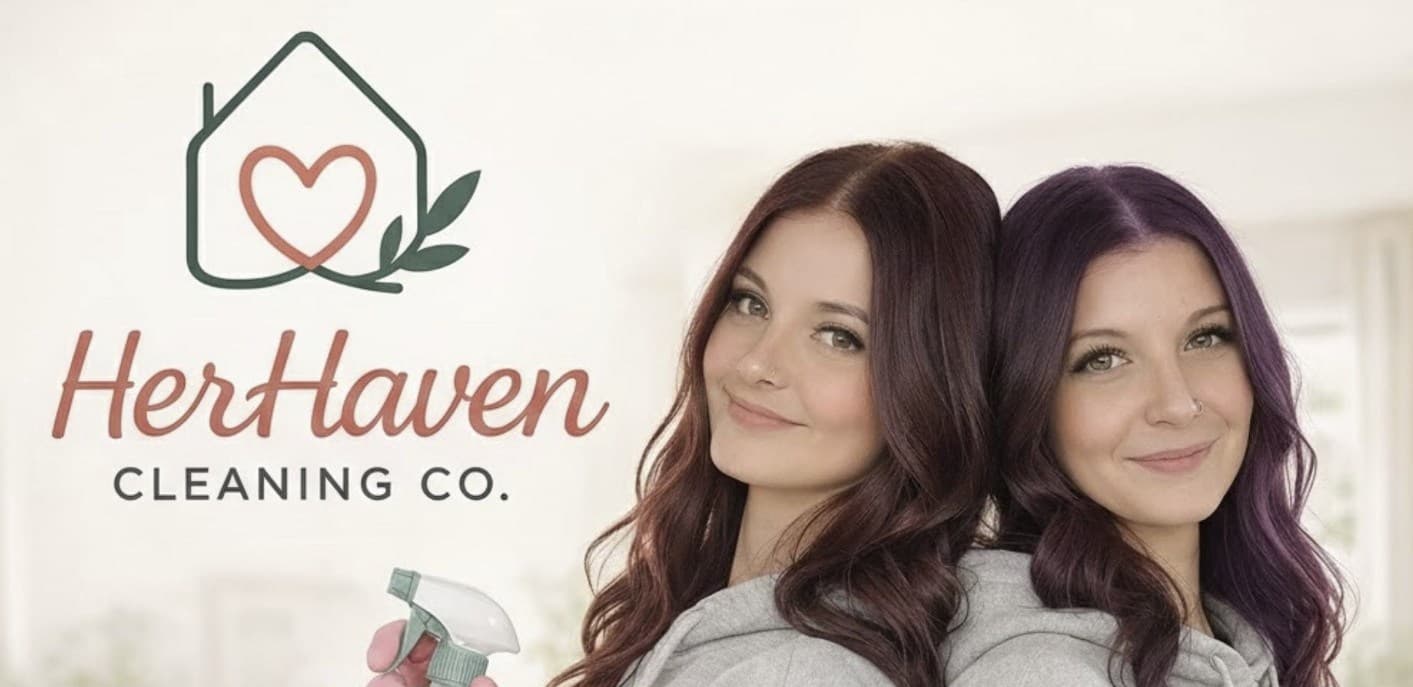 Tiff and Cait — the team behind HerHaven Cleaning Co.